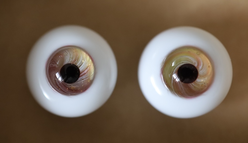 ♦Al-Qamar♦グラスアイ　約16.5mm　692.スポンジケーキ　　