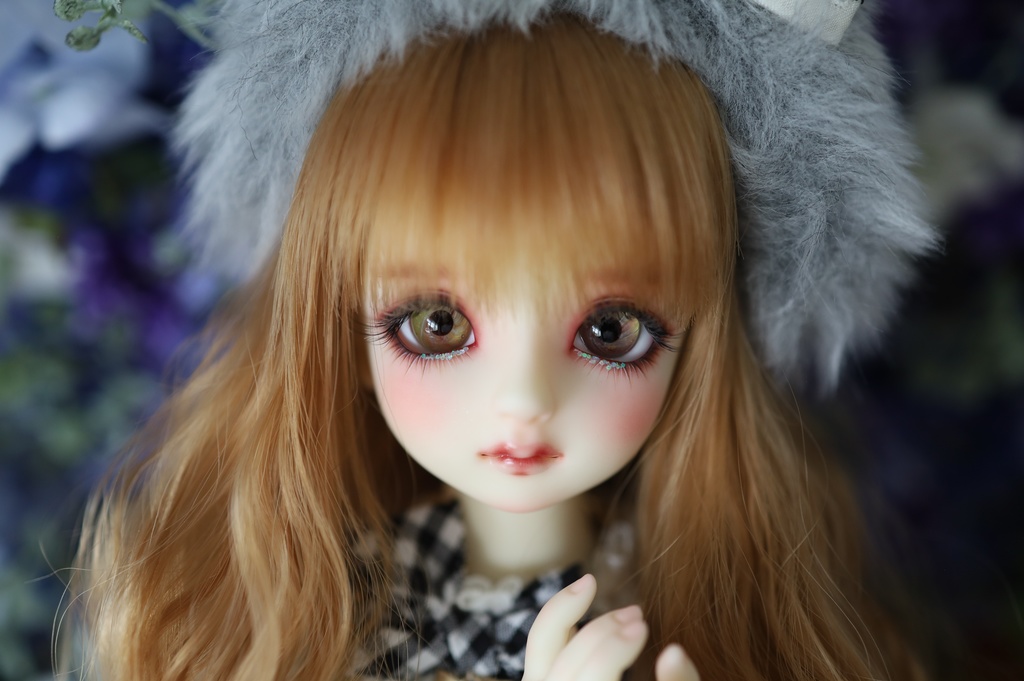 ♦Al-Qamar♦グラスアイ 約16.5mm 692.スポンジケーキ