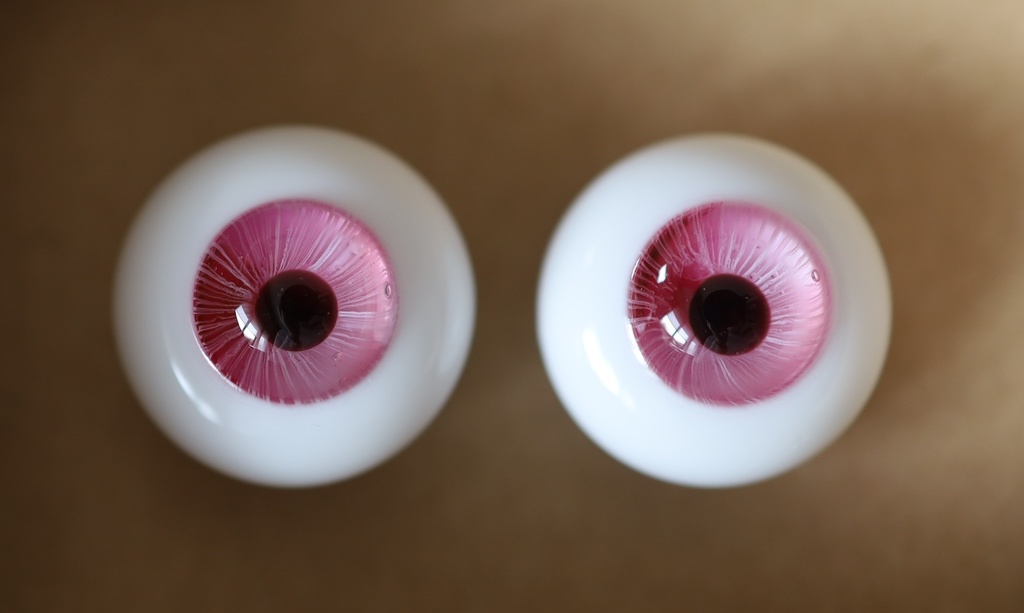 ♦Al-Qamar♦グラスアイ　約17mm　693.紅梅　　