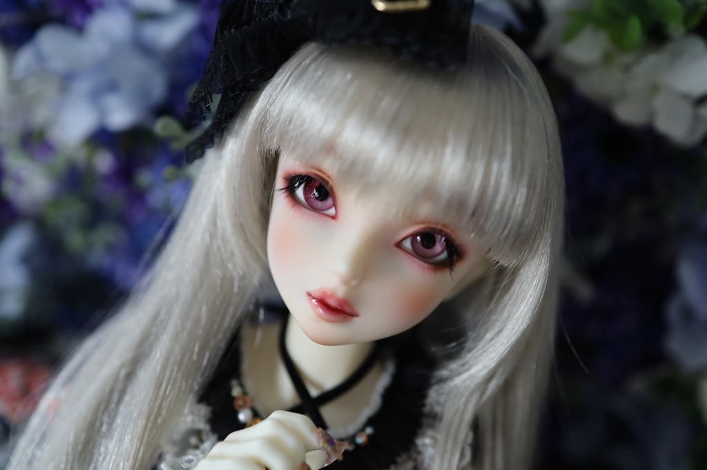♦Al-Qamar♦グラスアイ 約17mm 695.紅梅