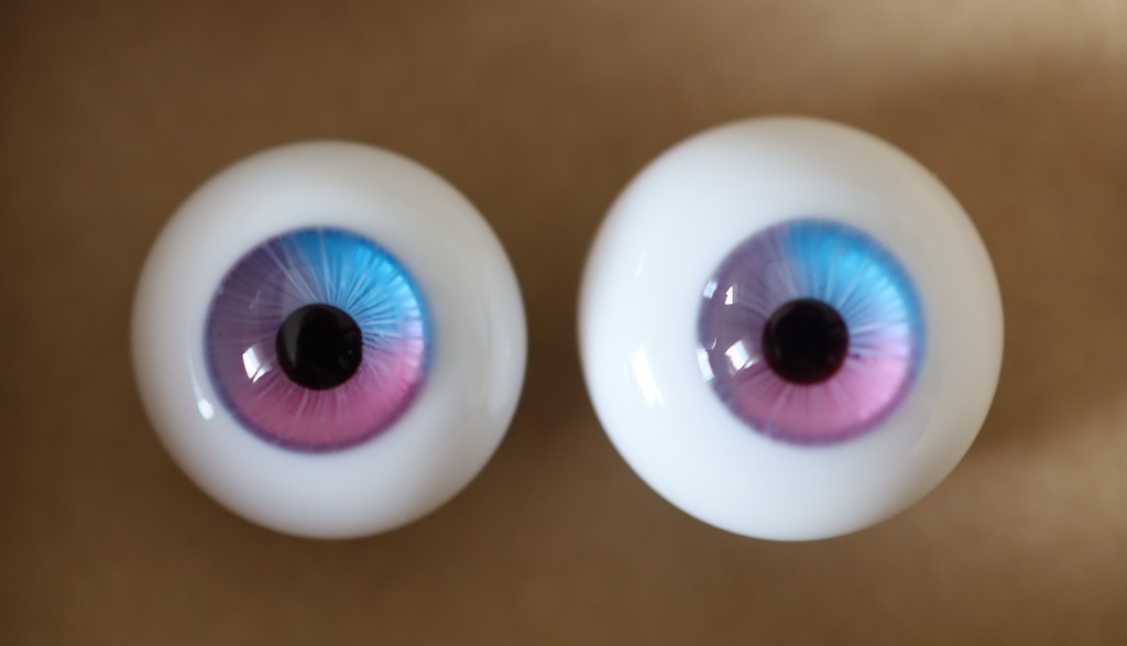 ♦Al-Qamar♦グラスアイ　約16.5mm　699.ブルーラズベリー　　