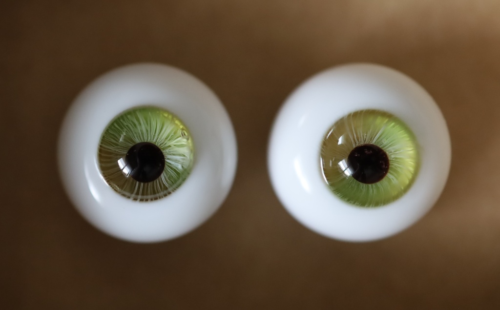 ♦Al-Qamar♦グラスアイ　約16.5mm　705.海松　　