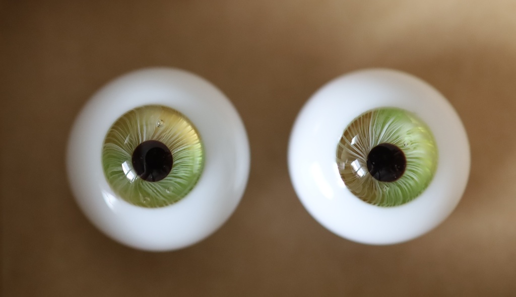 ♦Al-Qamar♦グラスアイ　約16.5mm　706.海松　　