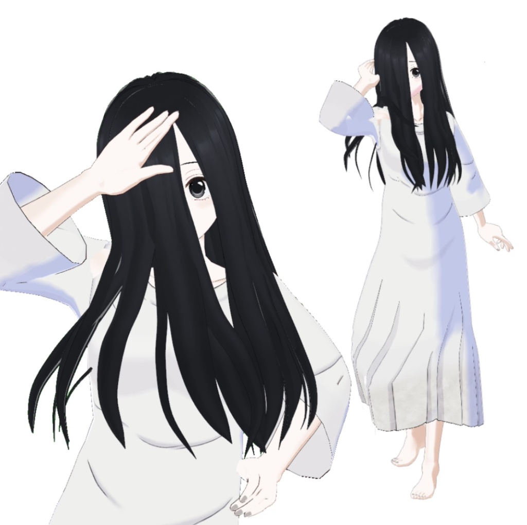 【無料】沙耶子の3Dモデル
