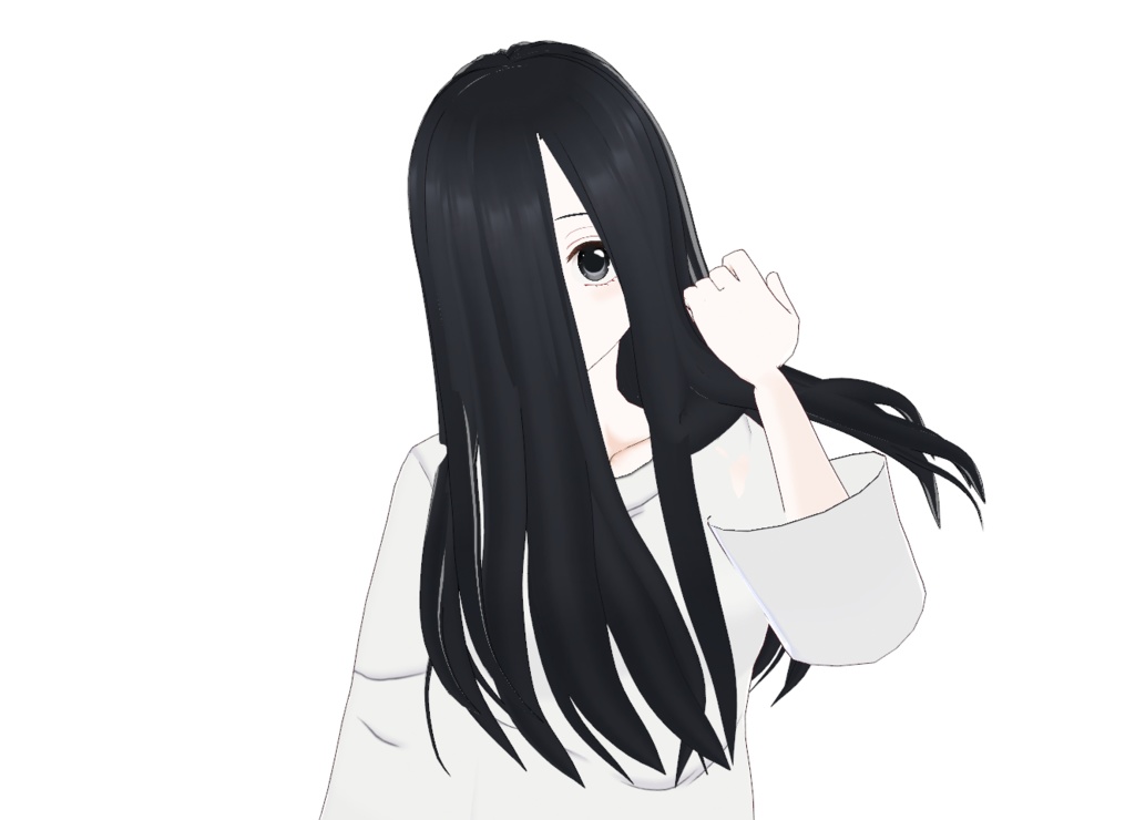 【無料】沙耶子の3Dモデル