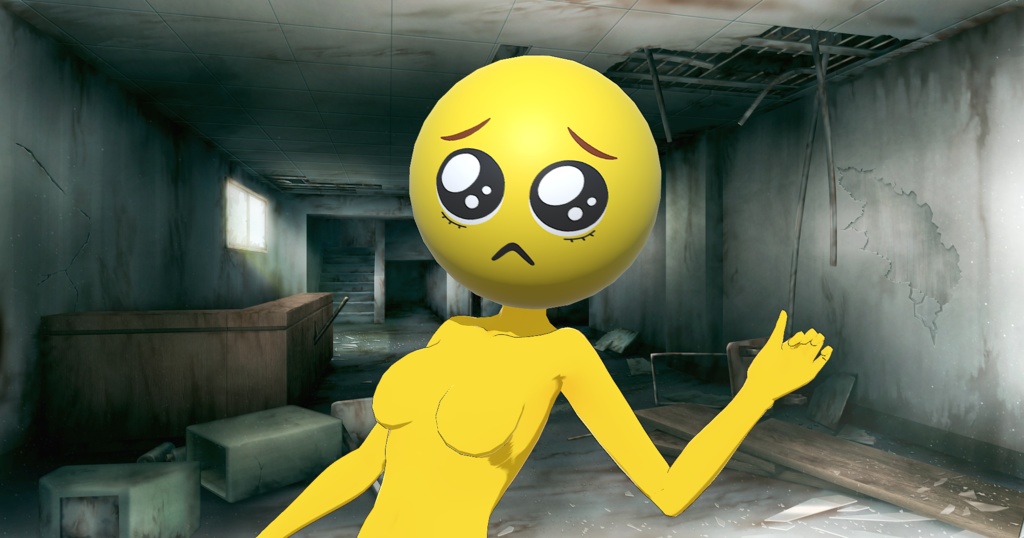 【無料】ぴえ子の3Dモデル