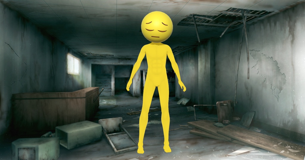 【無料】しょぼんの3Dモデル