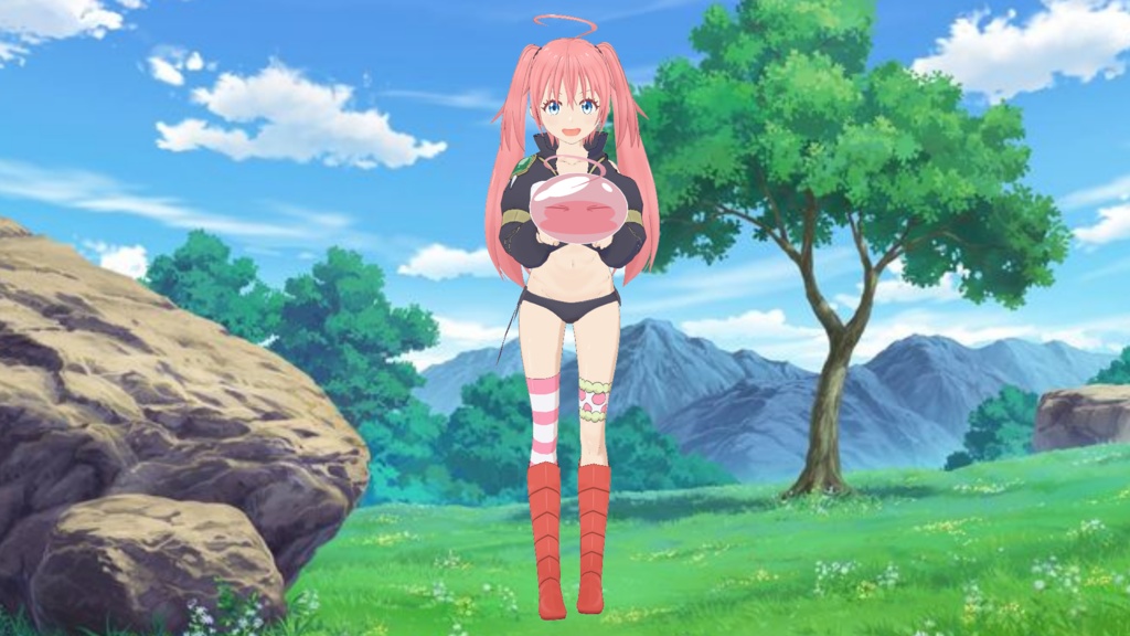 【無料】ミリム・ナーヴァ(スライム)の3Dモデル【転スラ】