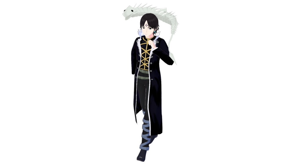 【VRoid】密室遊漁(インドアフィッシュ)【はね毛】