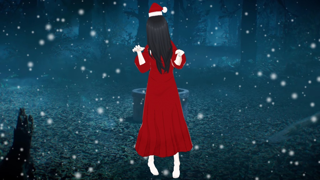 【無料】沙耶子(クリスマスver)の3Dモデル