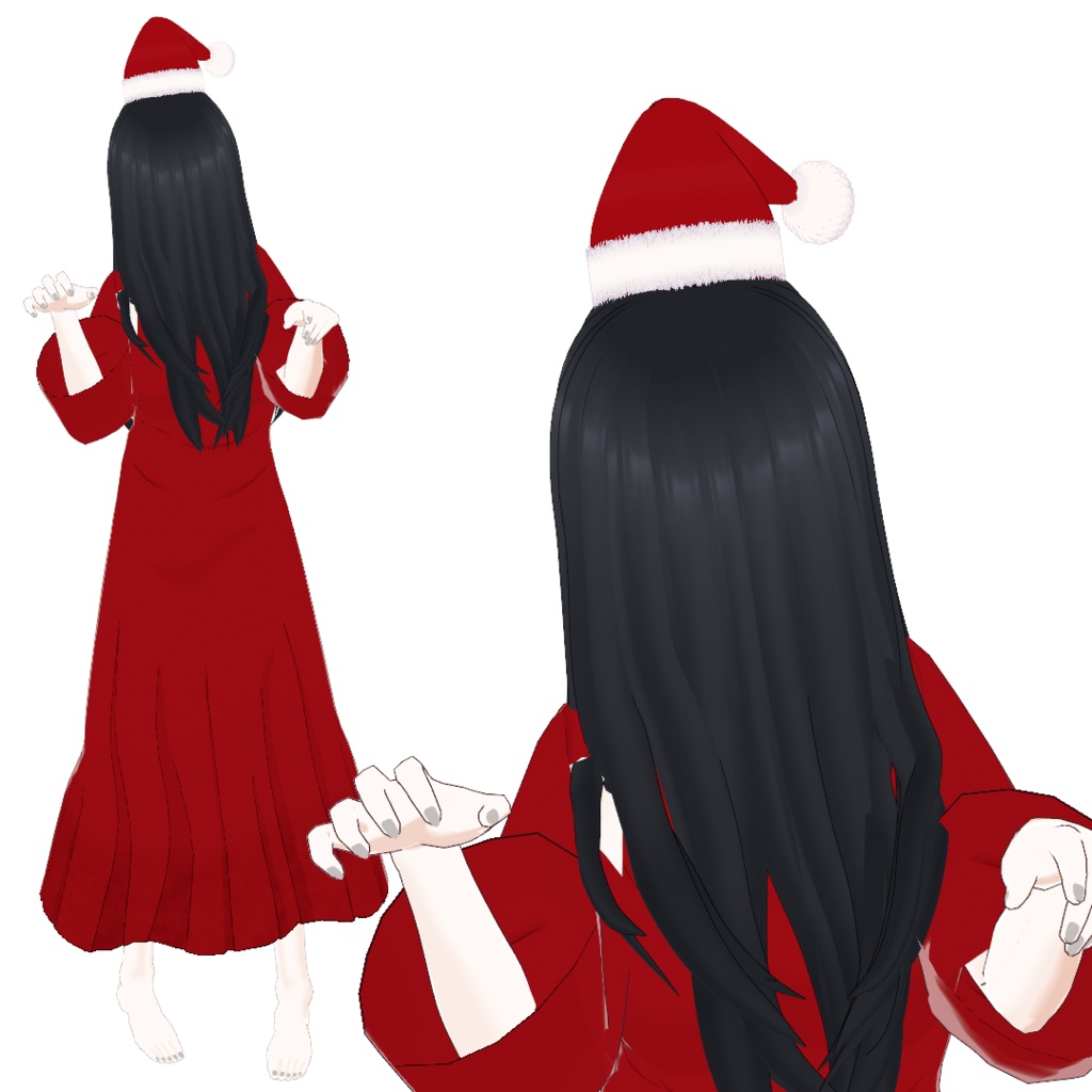 【無料】沙耶子(クリスマスver)の3Dモデル