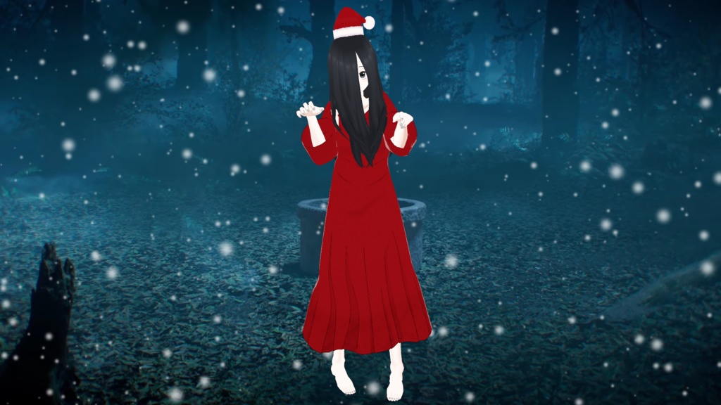 【無料】沙耶子(クリスマスver)の3Dモデル