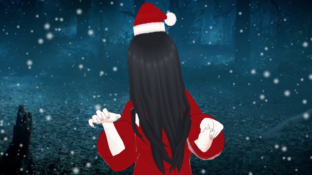 【無料】沙耶子(クリスマスver)の3Dモデル