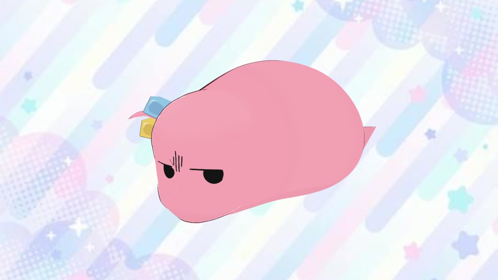 【無料】後藤ひとり(ツチノコ)の3Dモデル【ぼっち・ざ・ろっく!】