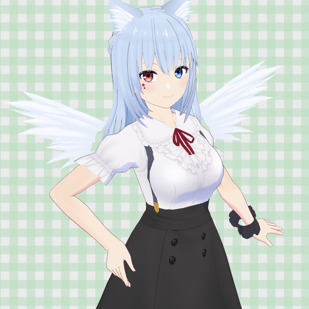 クラシカルガーリー風コーデ衣装【VRoid】