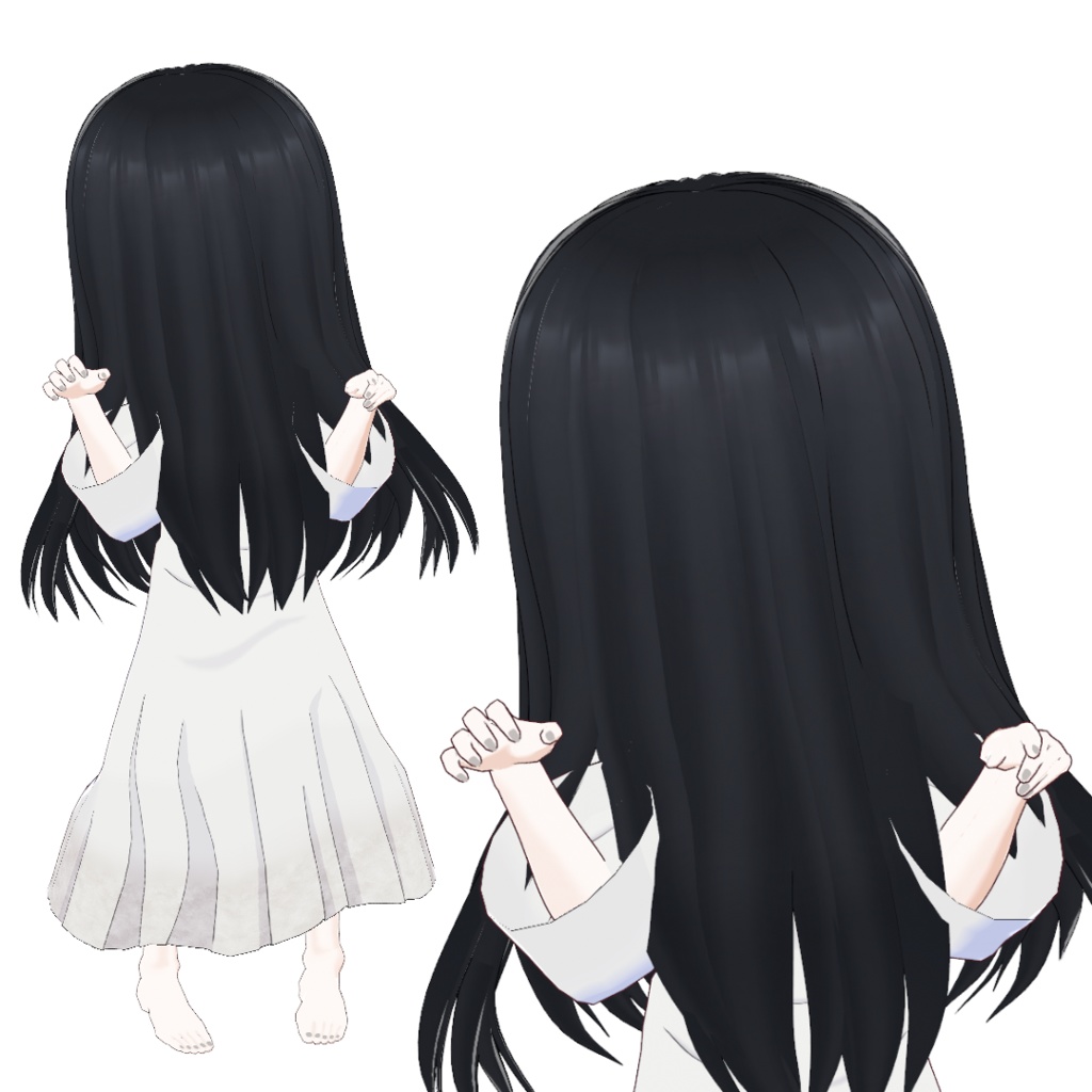 【無料】沙耶子(チビver)の3Dモデル