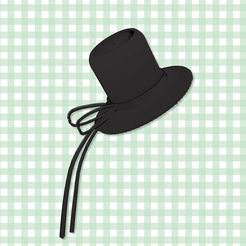 【無料】ミニシルクハット【VRoid】