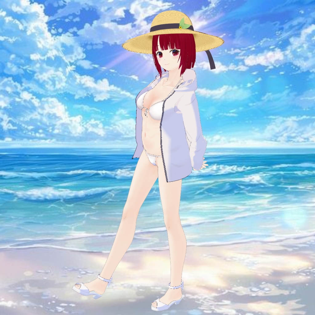 【無料】麦わら帽子【VRoid】