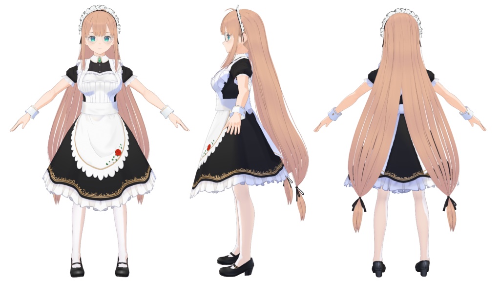 【オリジナル3Dモデル】プレマ・ヴィオレッタ(衣装単品もあり)