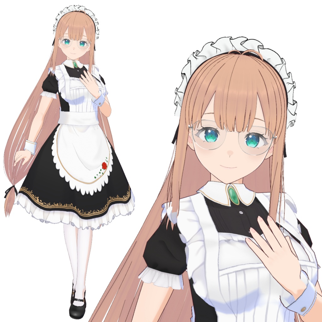 【オリジナル3Dモデル】プレマ・ヴィオレッタ(衣装単品もあり)