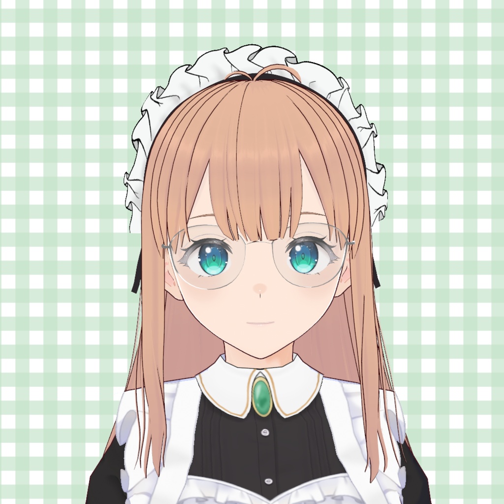 【無料】メイドカチューシャ【VRoid】