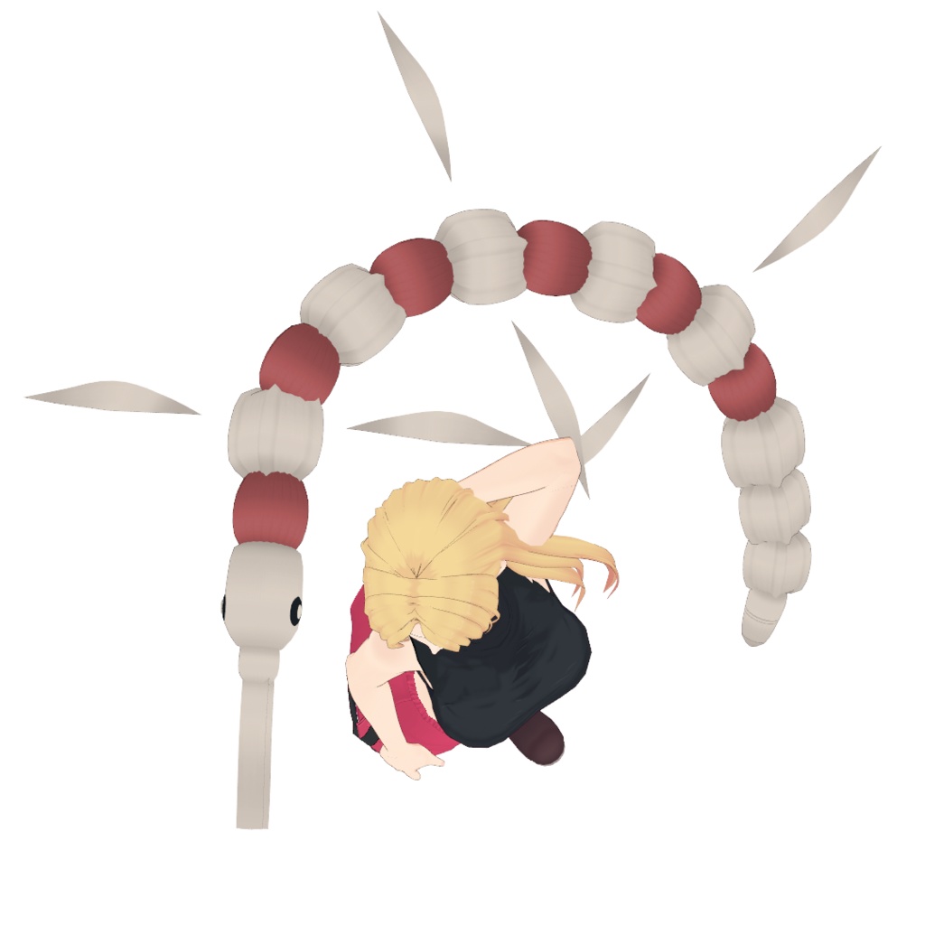 【VRoid】凰輪(ガルダ)【つけ髪】