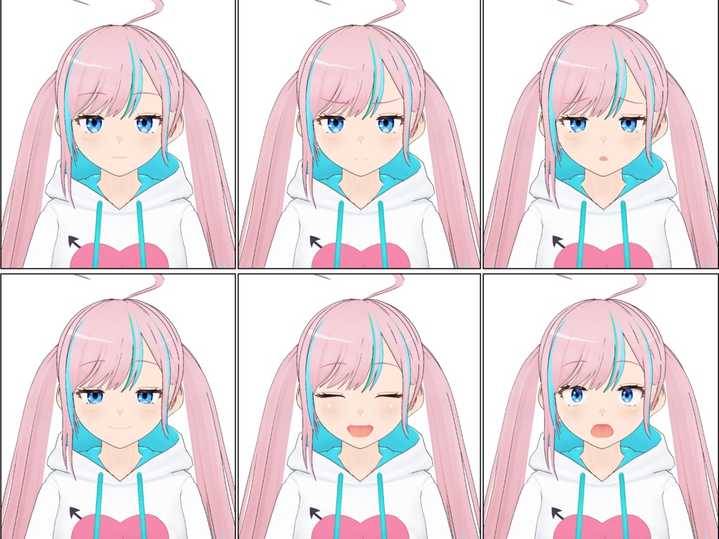 【オリジナル3Dモデル】天使凛音(衣装単品もあり)