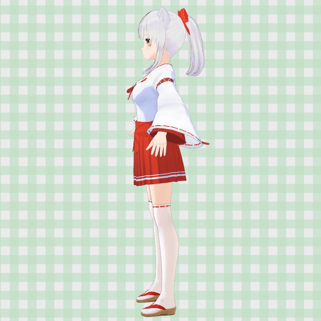 巫女装束 2種【VRoid】