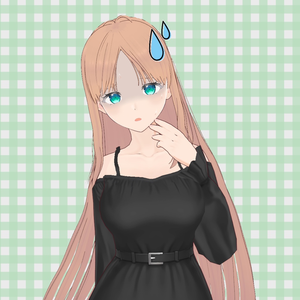 【無料版あり】MangaFX - 漫画風エフェクト素材セット(顔ペイント+板ポリ)【VRoid】