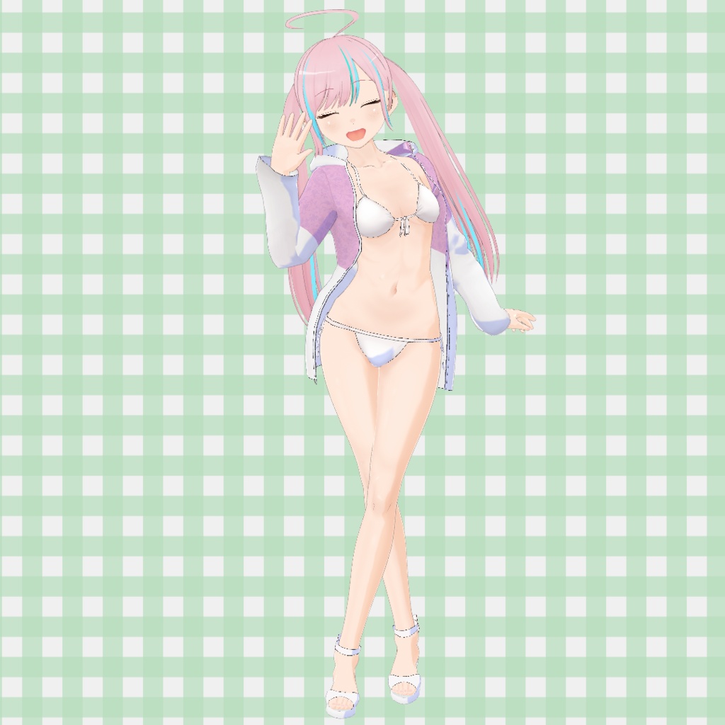 【無料版あり】カスタム・ラッシュパーカー【VRoid】