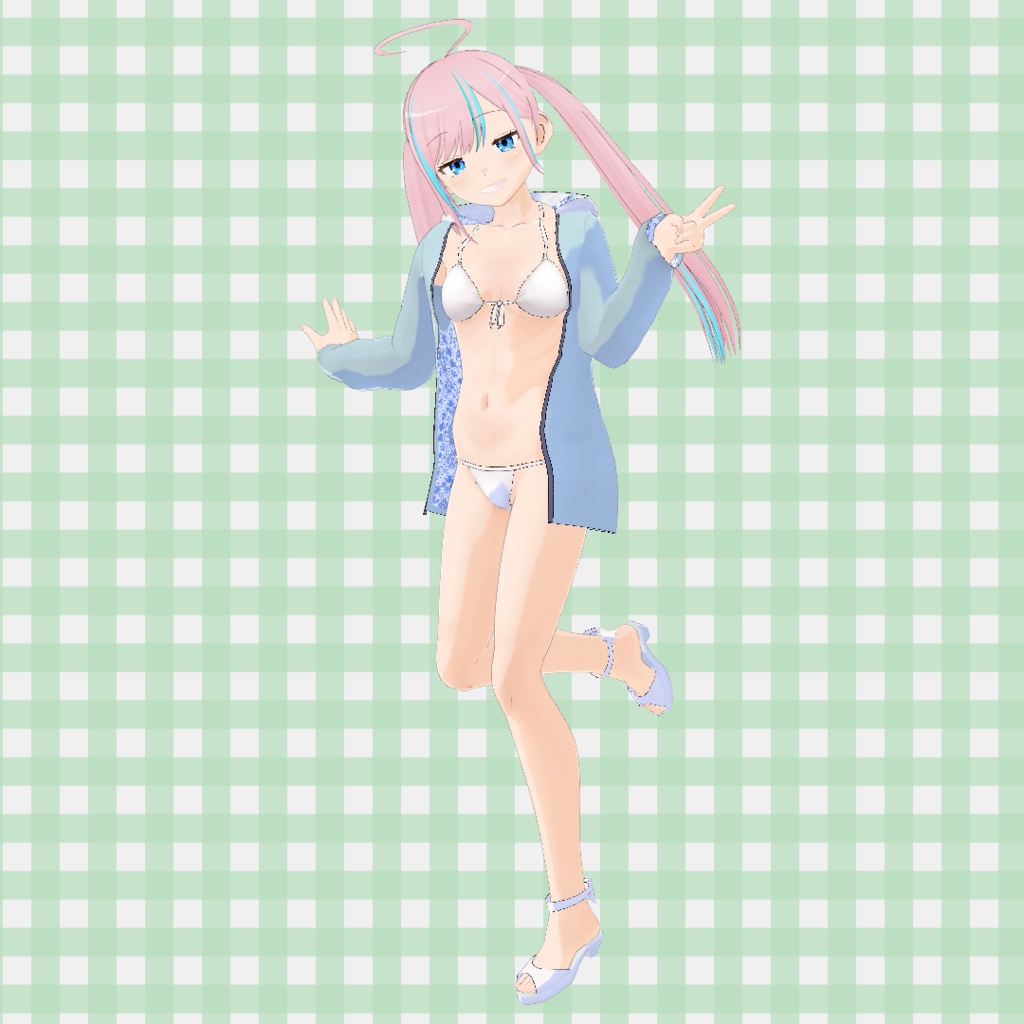 【無料版あり】カスタム・ラッシュパーカー【VRoid】