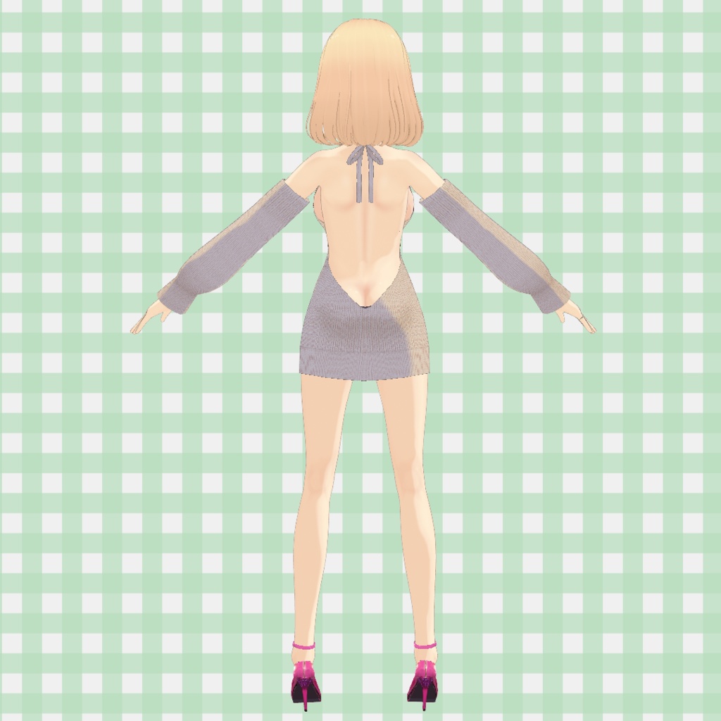 童貞を殺すセーター / Virgin-Killer Sweater【VRoid】