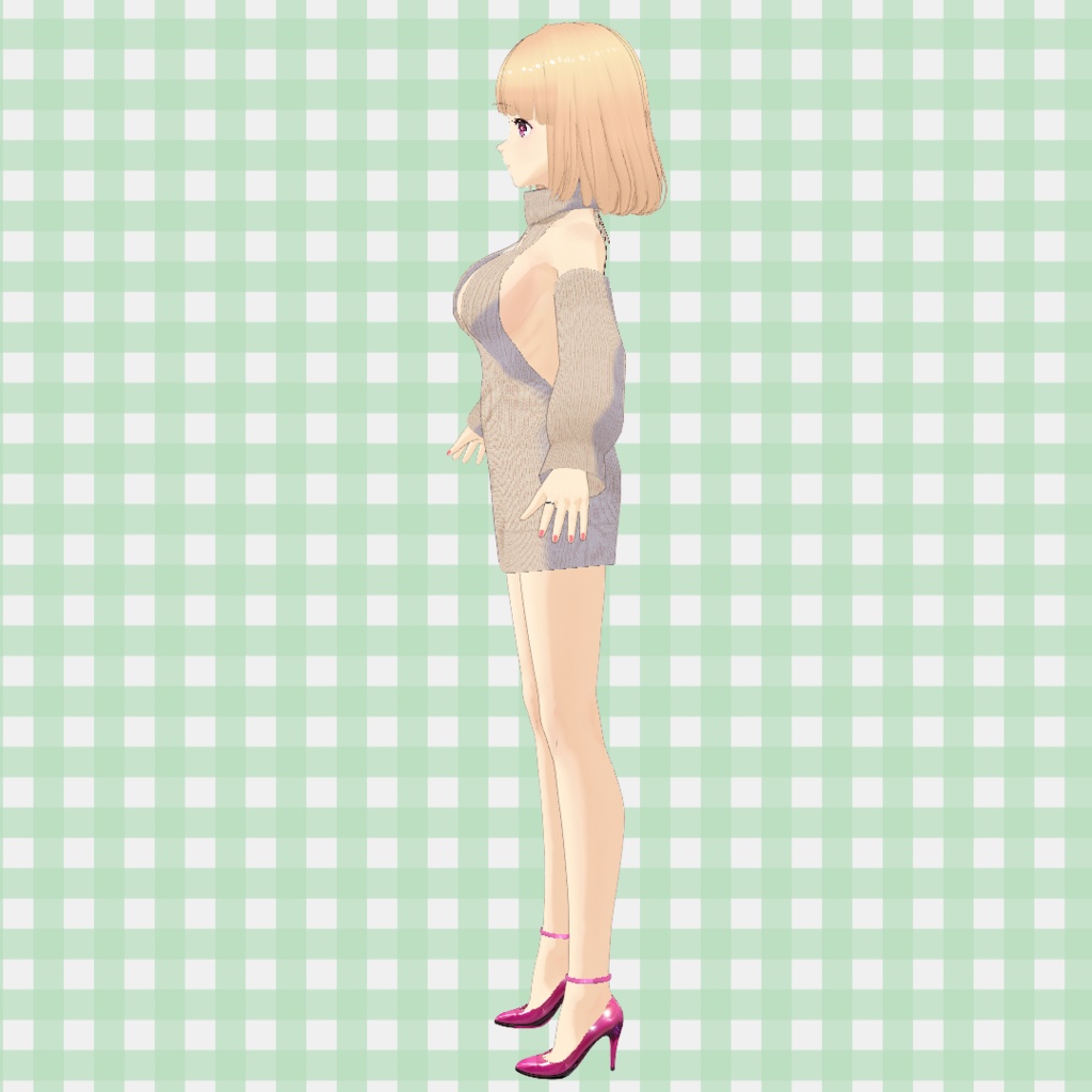 童貞を殺すセーター / Virgin-Killer Sweater【VRoid】