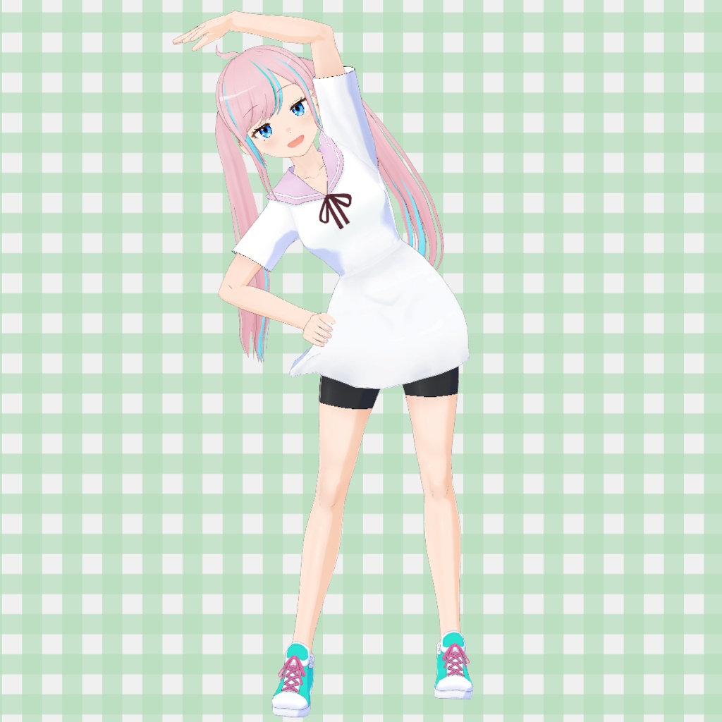 セーラーワンピ / Sailor Dress【VRoid】