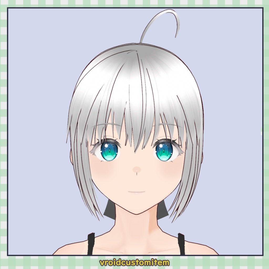 【髪型】クラシックシニヨン (リボンアレンジ) / Classic Chignon Hair (Ribbon Option)【VRoid】