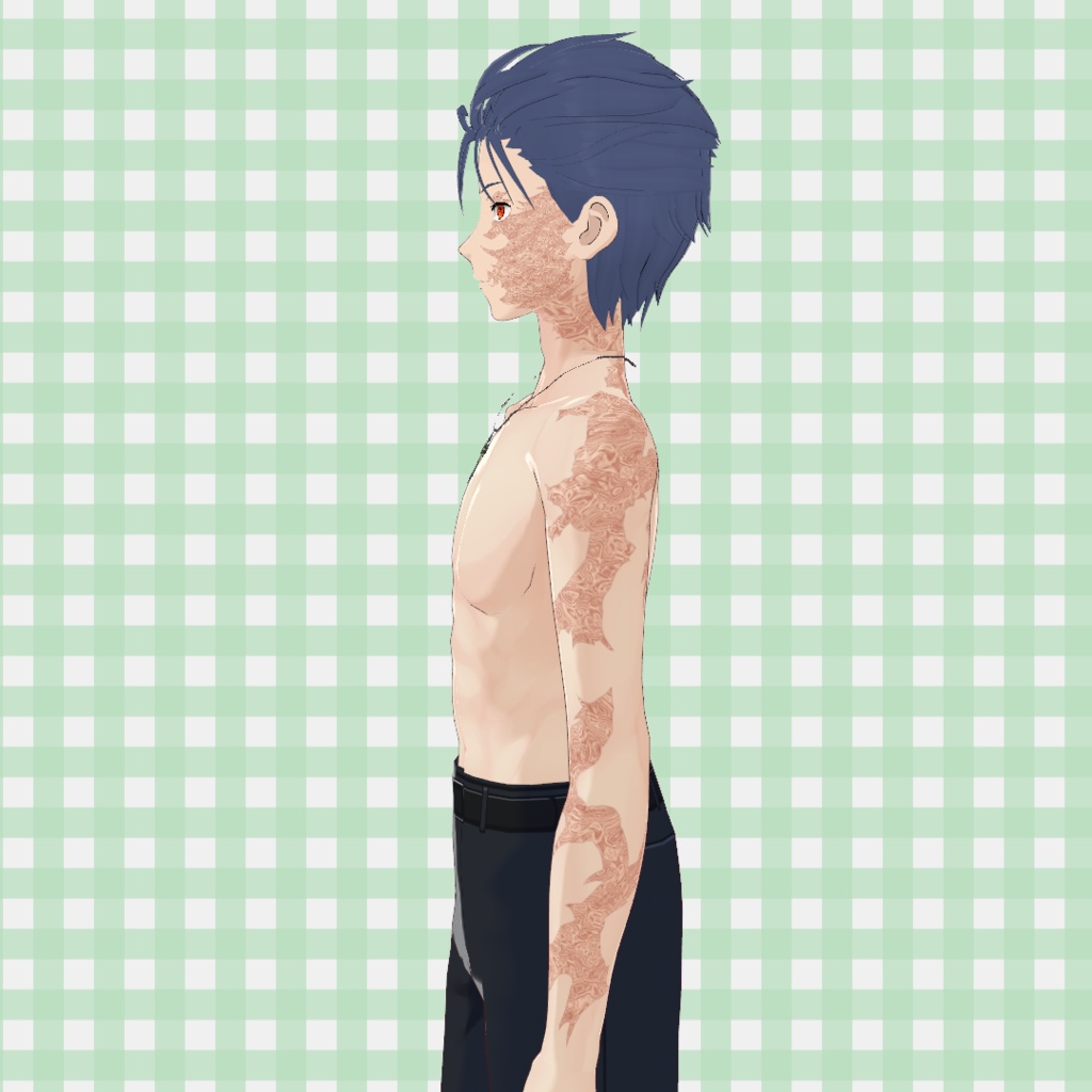 火傷跡テクスチャ / Burn Scars Texture【VRoid】