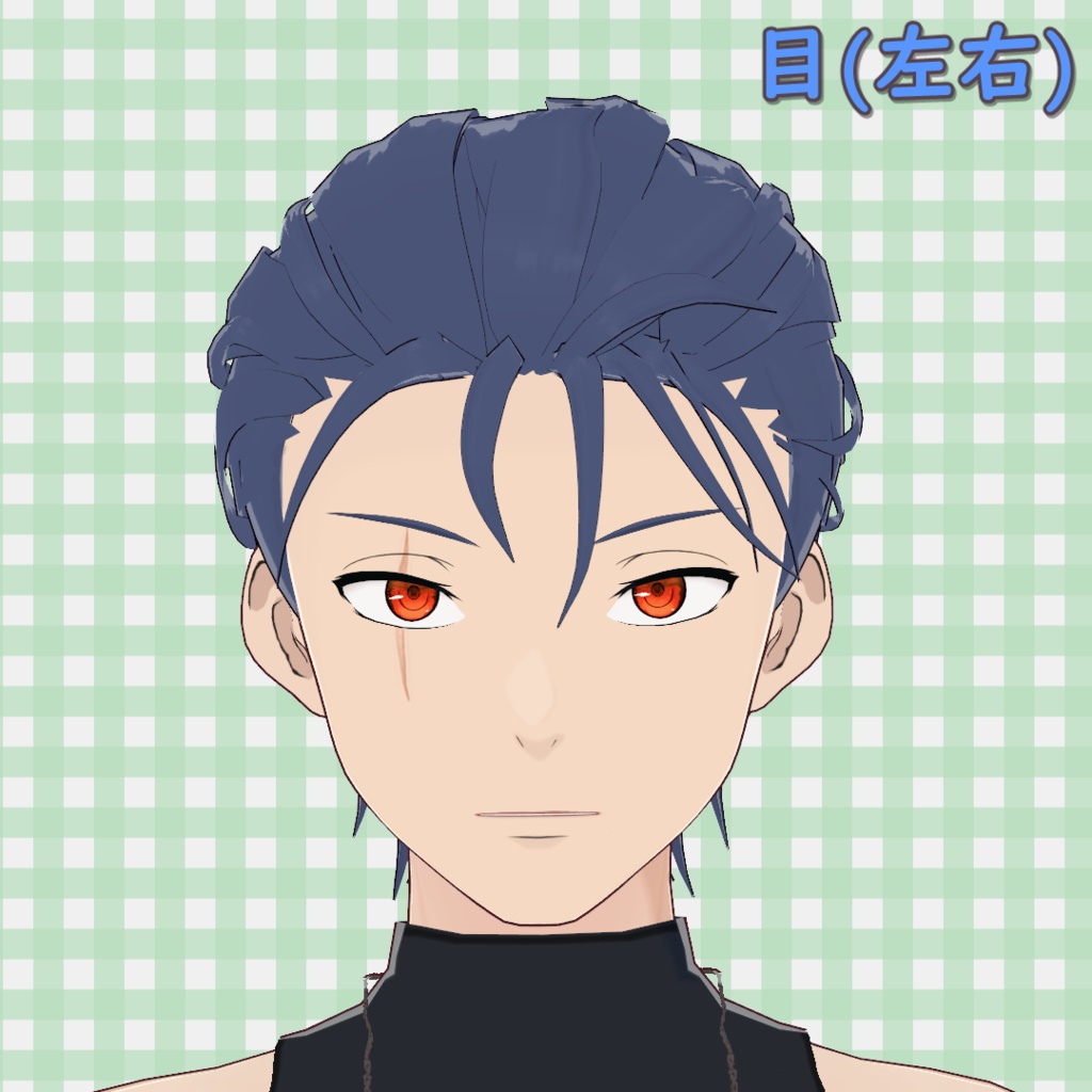 【無料】顔傷跡テクスチャ / Facial Scar Texture【VRoid】