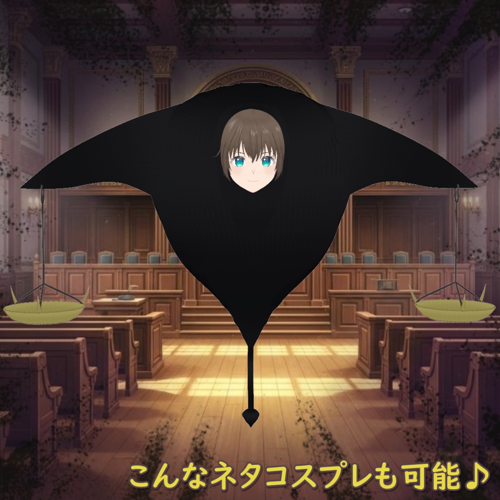 【無料】ジャッジマンの3Dモデル【呪術廻戦】【VRoid】