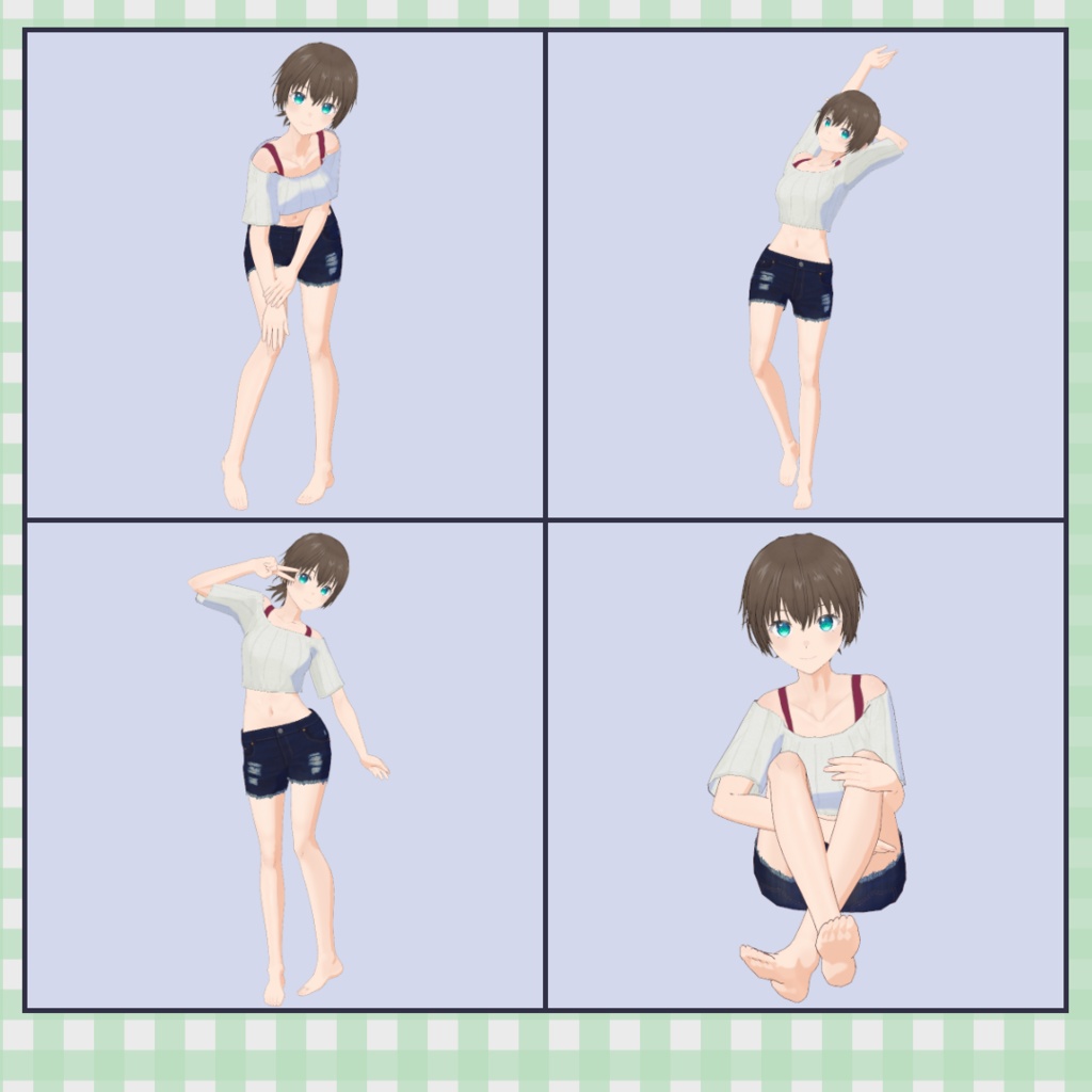 VRoid用ポーズ集 / VRoid Pose Pack