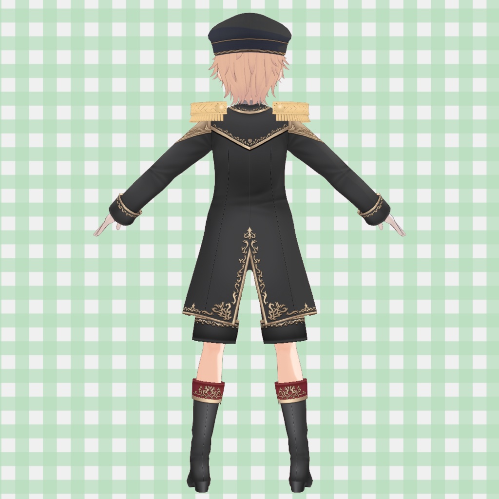 軍服アクセサリーセット / Military Uniform Accessories Set【VRoid】
