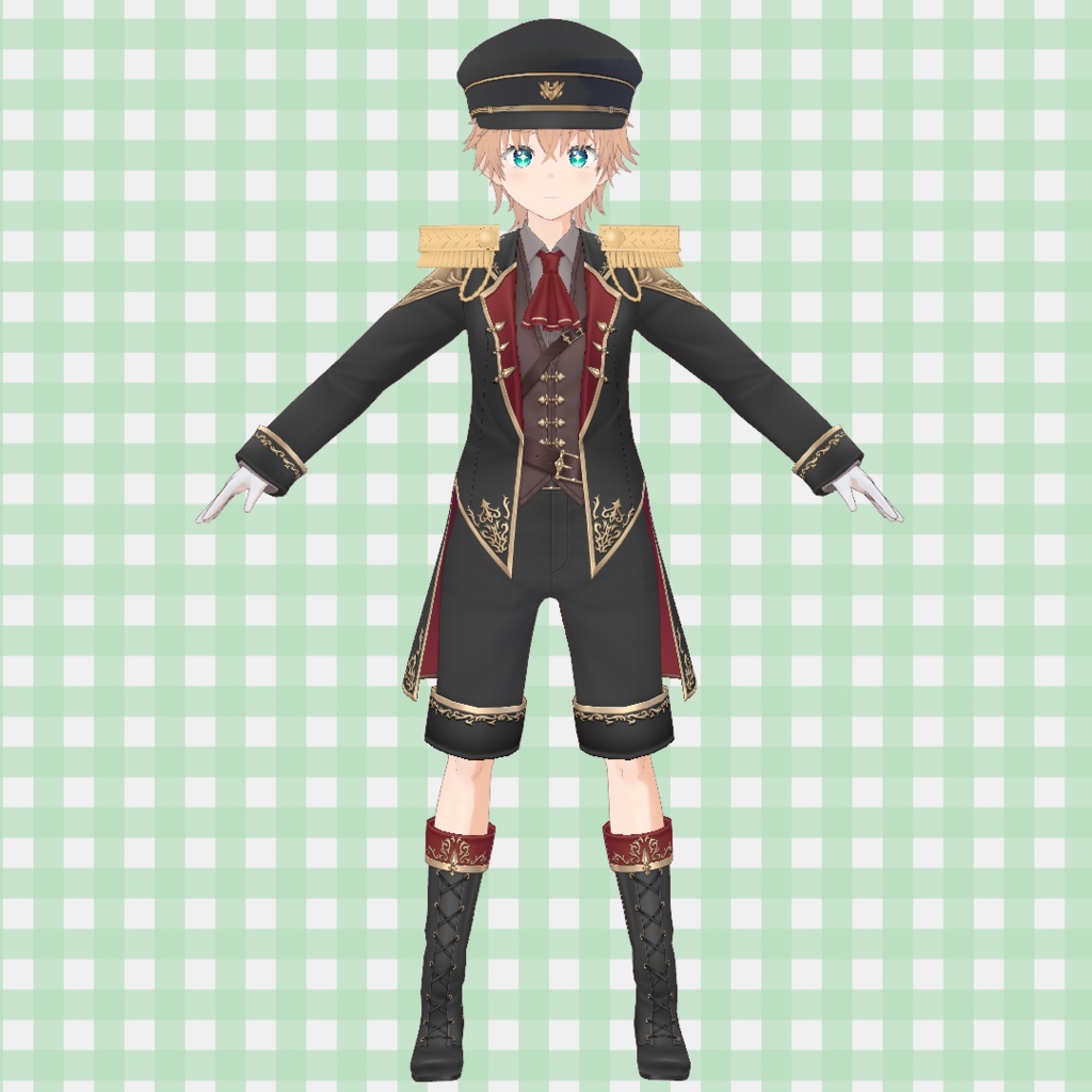 軍服アクセサリーセット / Military Uniform Accessories Set【VRoid】