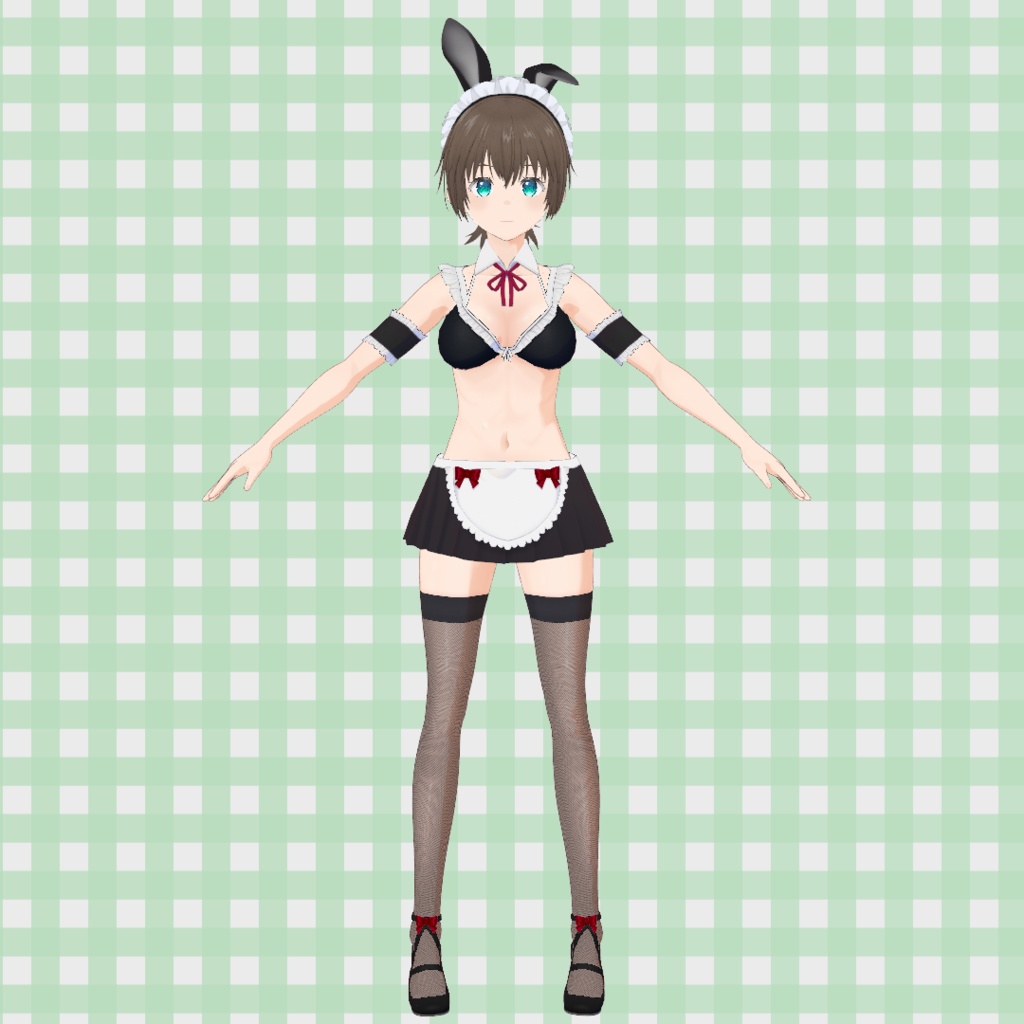 バニーメイド服 / Bunny Maid Outfit【VRoid】