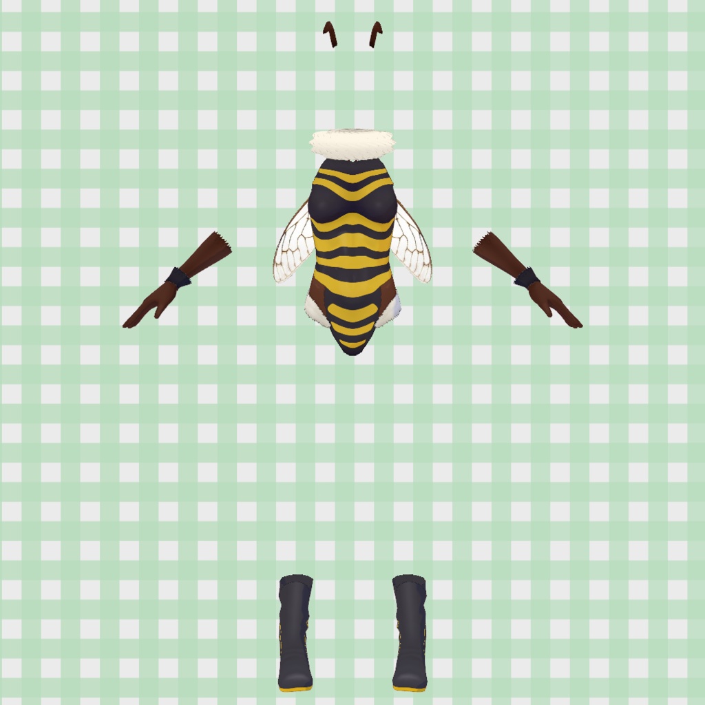 【オリジナル3Dモデル】B.B.(衣装単品もあり)