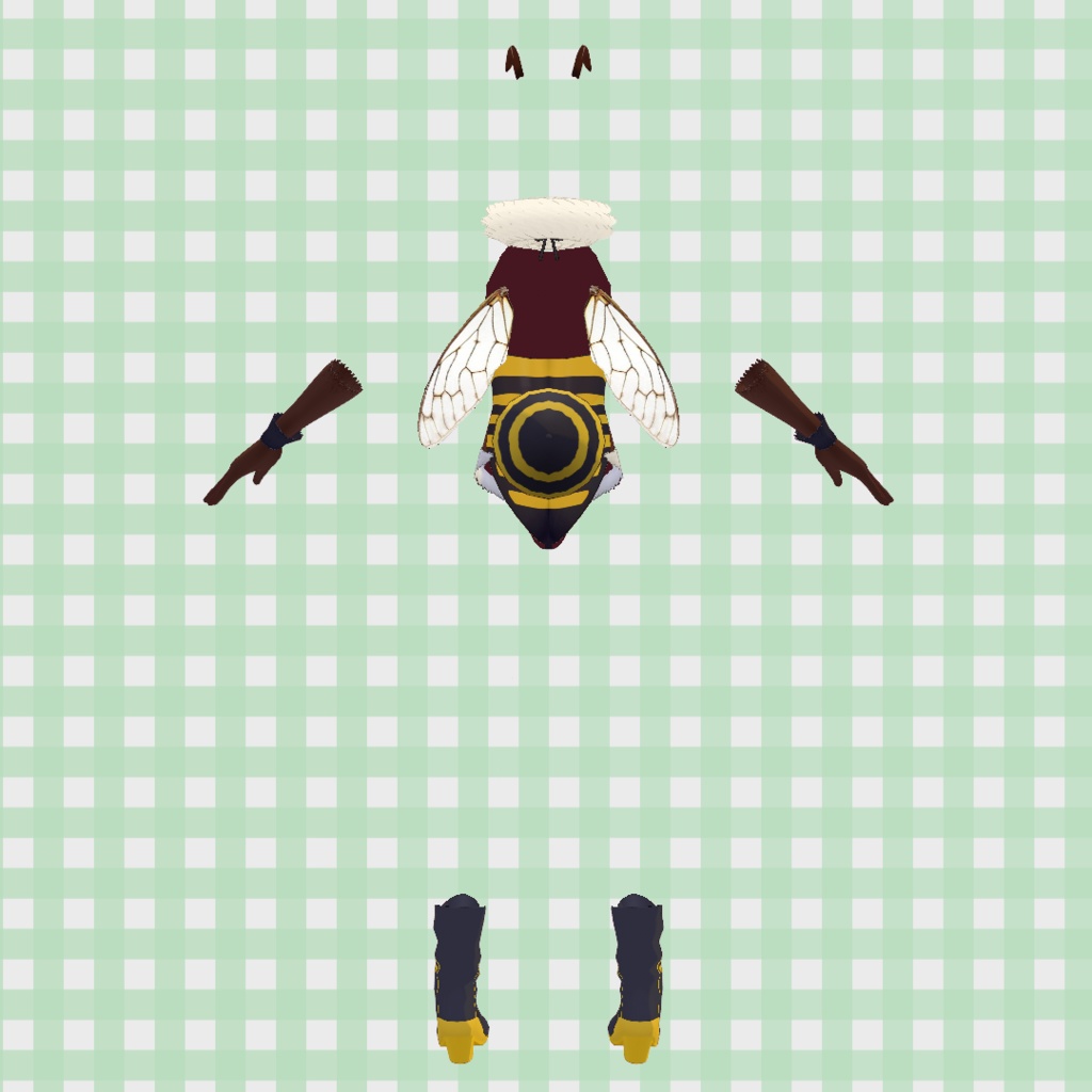 【オリジナル3Dモデル】B.B.(衣装単品もあり)