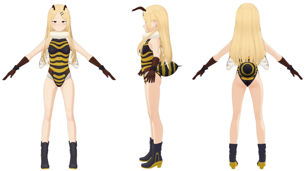 【オリジナル3Dモデル】B.B.(衣装単品もあり)