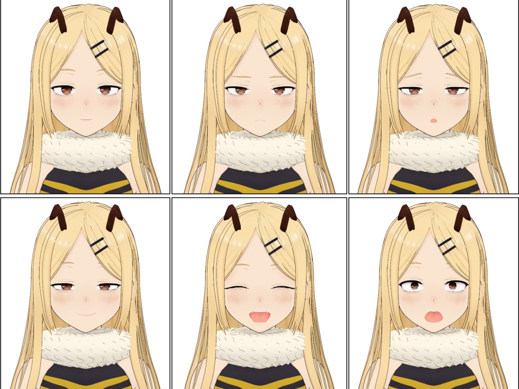 【オリジナル3Dモデル】B.B.(衣装単品もあり)