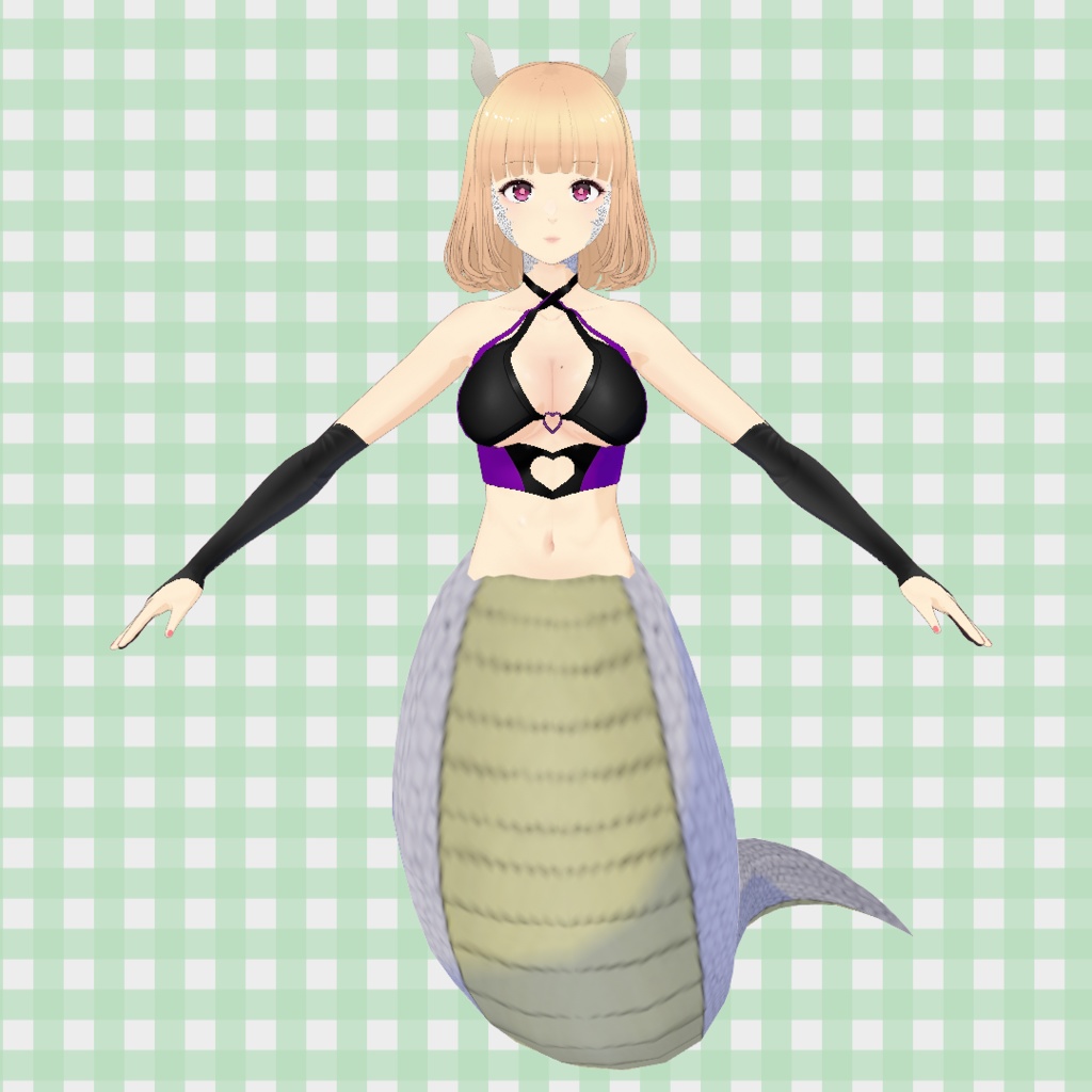 ラミア変身セット / Lamia Transformation Set【VRoid】