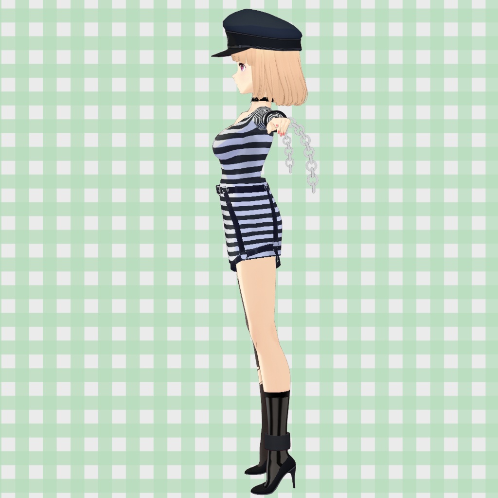 セクシー囚人服 / Sexy Prisoner Outfit【VRoid】
