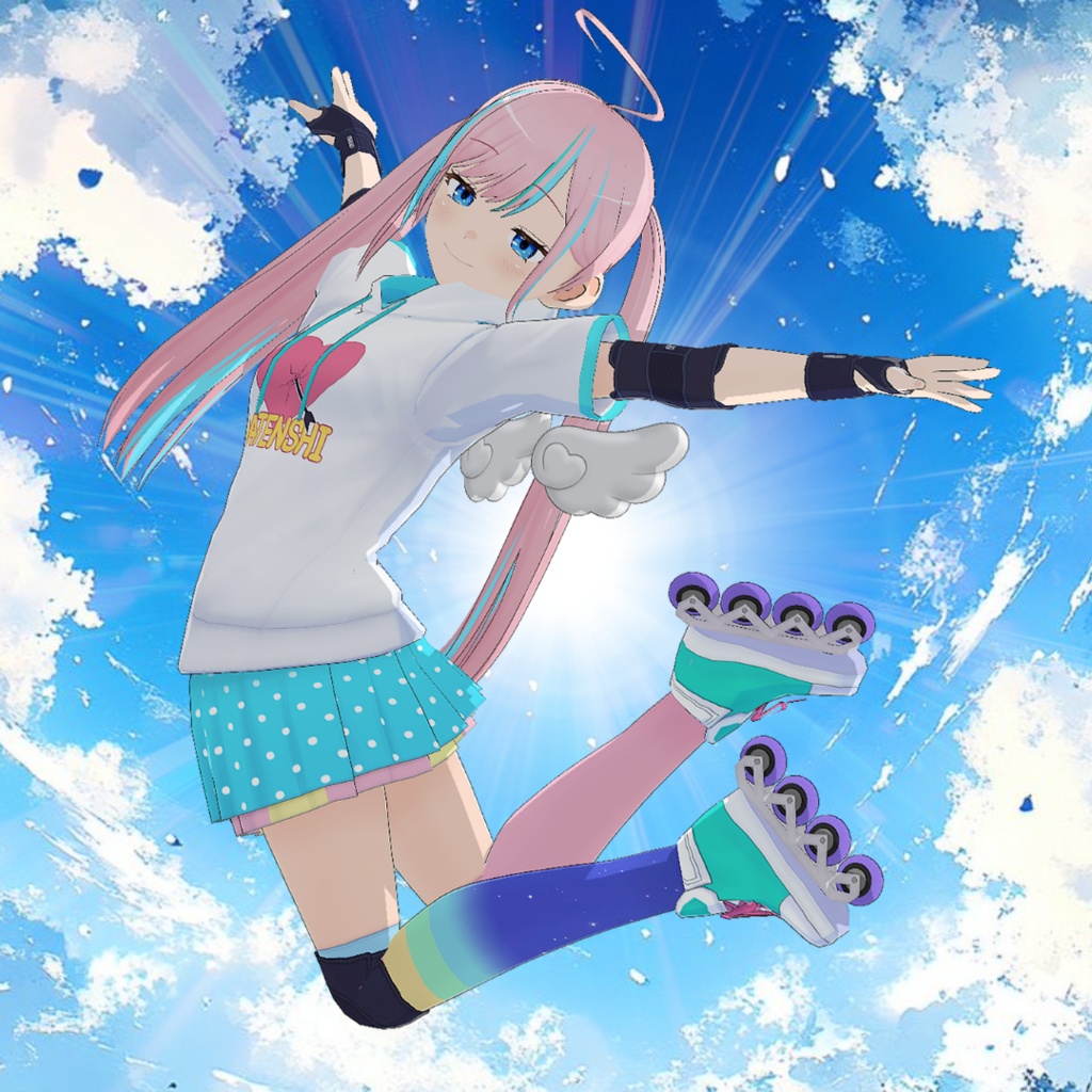ローラースケート / Inline Skates【VRoid】