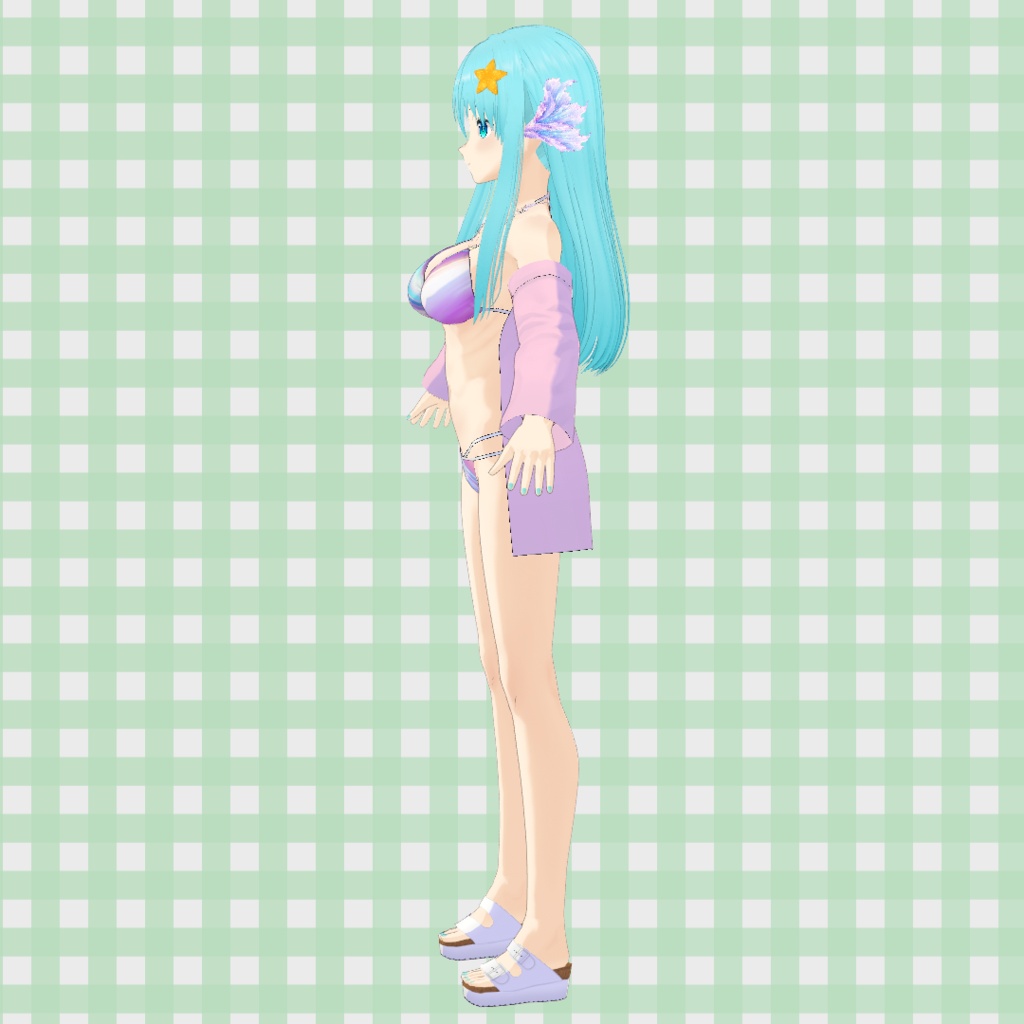 【オリジナル3Dモデル】メロウ・セレナディナ【人魚】
